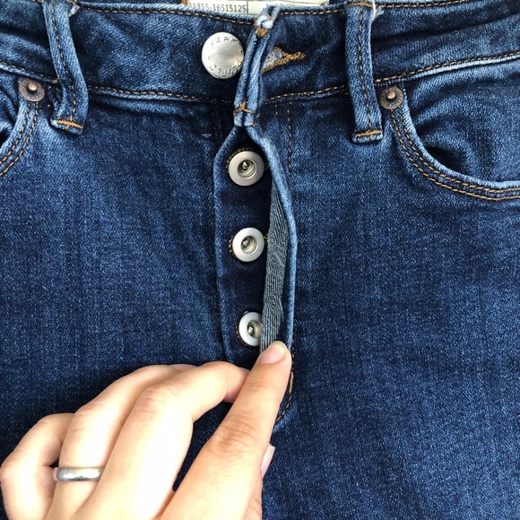 Free People Button fly  skinny jeans size 27 - Picture 2 of 11